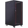 IT-BUDGET 19-Inch Server Rack SRK - 27U - 800x800 mm - Glass/Steel Doors - Cable Ducts - Assembled - Black (99ITB19SRK2788GSNM)