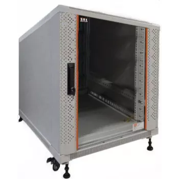 IT-BUDGET 19 inch Network Cabinet SRK 12U 600x800 mm Light Grey Pre-Assembled