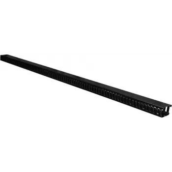 IT-BUDGET Cable Management Channel - Vertical or Horizontal Mounting - H 37.5 x W 50 mm - incl. Mounting Material - Black - 1 Meter (90ITBKKV100S)