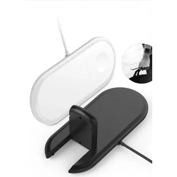 CYOO 2-in-1 charging pad, Qi standard, black