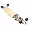 MUUWMI AU 559 Longboard Skateboard, 8-Ply Maple Deck, ABEC 7 Ball Bearings, 70mm Wheels, Wood
