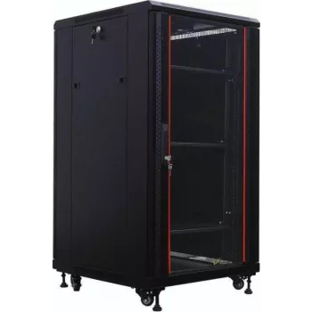 IT-BUDGET 19 inch Server Rack SRK 27U 600x1000 mm Flatpack Black 90ITB19SRK27610GSN