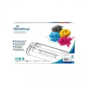 MediaRange MRHPTCE401A Cyan Toner Cartridge, Compatible, 6000 Pages, for HP LaserJet Enterprise 500 M551/M570/M575