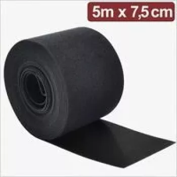 Quadrios 24CA311 Hook-and-loop cable tie roll 5 m x 7.5 cm black