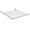 IT-BUDGET 19 inch Fixed Shelf for Server Cabinets, 0.5U, 950 mm Depth, 80 kg Load Capacity, Light Grey 12WZ82648008011