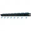 Liebernetz 19 inch 1U Rack Fan Unit - Horizontal Exhaust, 95 m³/h, 12V DC, 34 dB, Black (90LN19LUE1HE8BR)