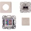IT-BUDGET VALUE PACK 10x Cat.6A 2-Port RJ45 data outlet, horizontal cable entry, PoE+, pure white ZAA90ITBDDRW