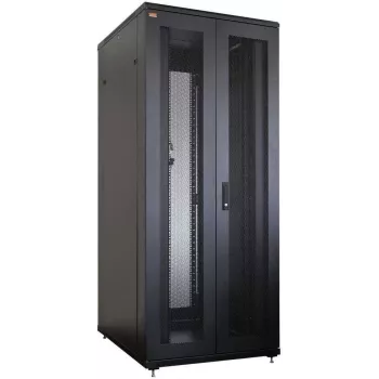 IT-BUDGET 19 inch Server Rack SRK - 42U - 800x1000 mm - Perforated Double Doors Front and Rear - Cable Channels - Assembled - Black 99ITB19SRK42810DTSNM
