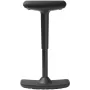 TRENDOFFICE BY DAUPHIN to-swift Swivel stool black (fabric seat, polished aluminium frame, 420-550 mm height adjustment) 9299KGSFWKGSS73GSR10UGS165033