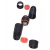 IT-BUDGET Waterproof RJ45 Coupler IP68 Cat.6A for Outdoor and Industrial Use - 2 x RJ45 Socket - Black (90ITBKK6AIP68)