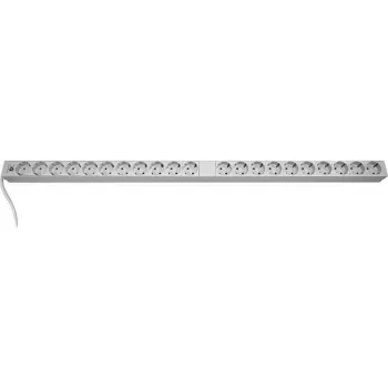 Liebernetz 21-Way Vertical Rack PDU with Schuko Sockets, 16A, Light Grey 90LNSDL21S