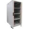 IT-BUDGET 19 inch Server Rack SRK Complete Set - 27U, 600x1000 mm, glass/solid doors, 4 active fans, PDU, shelves, Light Grey 90ITB19SRK27610GG