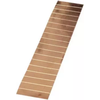 IT-BUDGET Self-Adhesive Copper Tape Strips for Attaching Braided Shielding to Network Cables - 20 Pieces (90ITBKUPFER20)