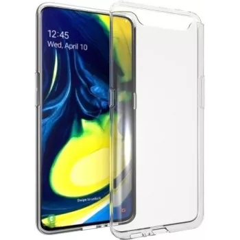 CYOO Ultra Thin Silicone Case for Samsung Galaxy A80/A90 - Transparent