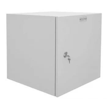 IT-BUDGET 19 inch Wall-Mount Network Cabinet Easy, Solid Steel Door, 15U, 600x600 mm, Light Grey 90RR19CWV1566MG