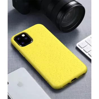CYOO BioCase for iPhone 12 mini – yellow biodegradable hard case CY121890