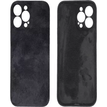 CYOO Alcantara Soft Case for Apple iPhone 14 – Black CY122784