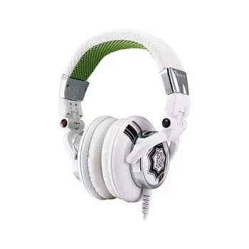 Thermaltake Tt eSPORTS Dracco White Circumaural Gaming Headset with 50mm Drivers, Dual 3.5mm, Inline Control
