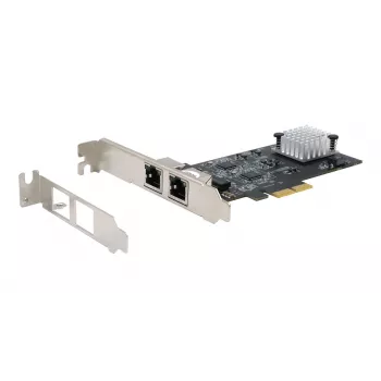 EXSYS Dual 5 Gigabit Ethernet PCIe x2 card (Realtek RTL8126) EX-60152
