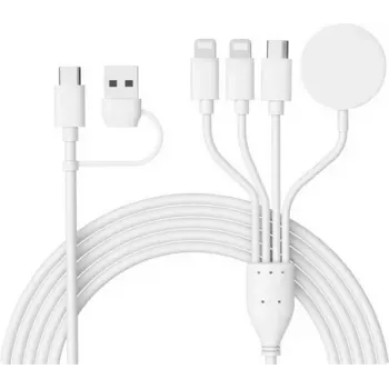 CYOO CY606 4-in-2 Multi Charging Cable Universal / USB-C / Watch – Black