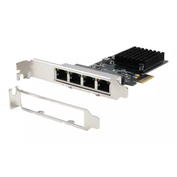 EXSYS EX-6083 PCIe x4 Gigabit Ethernet 4-Port Low-Profile Network Card
