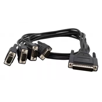 EXSYS Octopus Cable with 4 x 9 Pin, 1 Metre Length (EX-OPTC44-9-100)