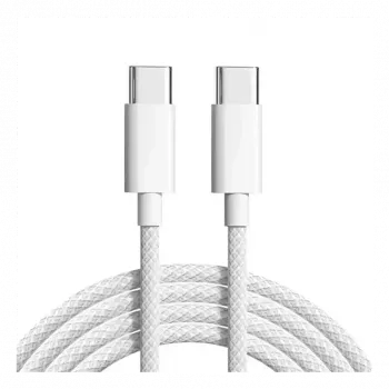 Cyoo Cotton USB-C to USB-A Cable 1m - Braided, 3A Charging & Data Synchronisation (CY123446)