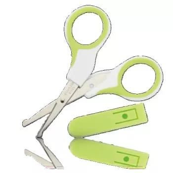 Kidsme Baby Nail Scissors with Rounded Safety Tips and Protective Cap
