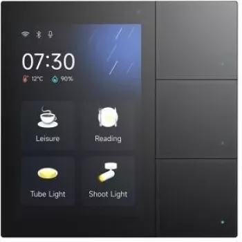 GVS Touchpanel S3 10.1 inch KNX Touch Panel with Intercom and App Server, Black 503051163