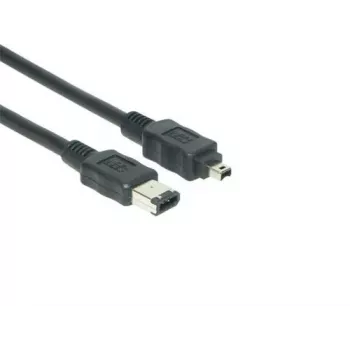 EXSYS FireWire 1394a Cable 6-Pin to 4-Pin, 1.5 m, Black EX-K6810