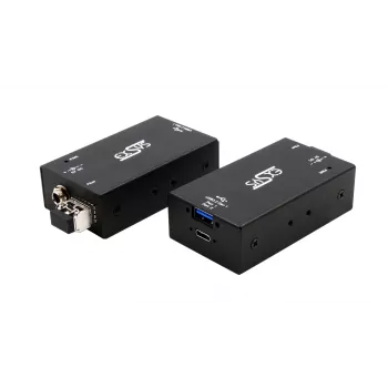 EXSYS EX-1448MM 2-Port USB 3.2 Gen1 Extender over Multimode Fibre Cable up to 300 m