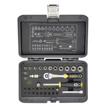 C.K Tools T4660 36-Piece Metric Socket Set with 1/4