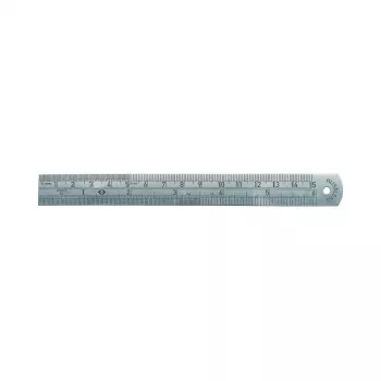 C.K Tools Stainless Steel Ruler, 150 mm / 6 Inch, mm and Inch Graduation (T3530 06)