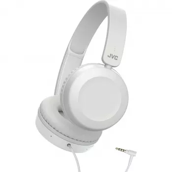 JVC Wired In-Ear Earphones with Microphone, White