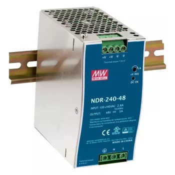 EXSYS Meanwell 240W DIN-Rail Power Supply 48V/5A - NDR-240-48 (EX-6976)