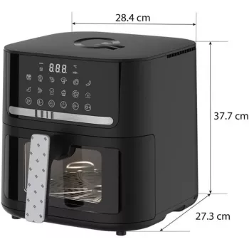 QUIN YJ-6505ADV Digital Hot Air Fryer 6.5L Black