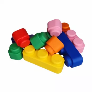 Gerardo's Toys GT3105 Soft Building Blocks Set, 42 Pieces, EVA Foam, Multi-Coloured, for Children from 12 Months