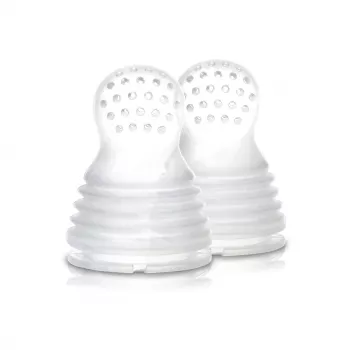 Kidsme Food Feeder Plus Replacement Silicone Pouch, XL, 2-Pack