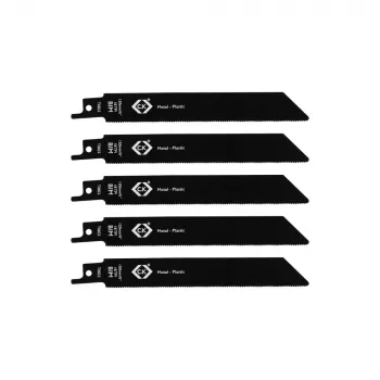 C.K Tools T0822 Sabre Saw Blades 18 TPI, 150 mm, 5-Pack