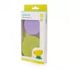 KIDSME Stay-in-Place Suction Mat for Bowls, Bottles and Cups, 2-Pack, Lime & Lavender