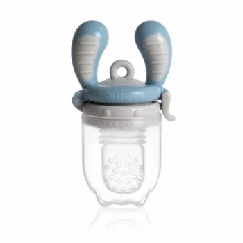 Kidsme Food Feeder Medium Azure – Silicone Baby Fruit & Vegetable Teether, 4m+