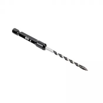 C.K Tools T3115 040 Masonry Drill Bit 4 mm, 1/4 inch Hex Shank, Tungsten Carbide Tip, 40CR Steel