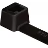HellermannTyton T40R PA66W Black Cable Tie 175 x 4 mm, 100-Pack 111-01625