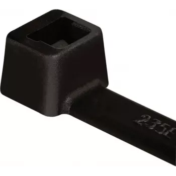 HellermannTyton T40R PA66W Black Cable Tie 175 x 4 mm, 100-Pack 111-01625