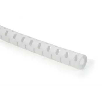 HellermannTyton HelaDuct HTWD-PN 25x25mm White Cable Duct with Cover, 2m, Narrow Slot 161-64215