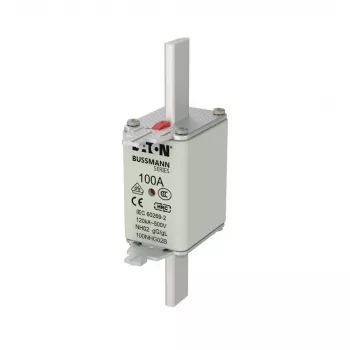 Eaton 100NHG02B NH Fuse D02 100 A 500 V gG with Mechanical Indicator, 3-Pack
