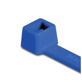 HellermannTyton T30R-PA66-BU Blue Cable Tie, 150mm x 3.5mm, 100-Pack 111-03008
