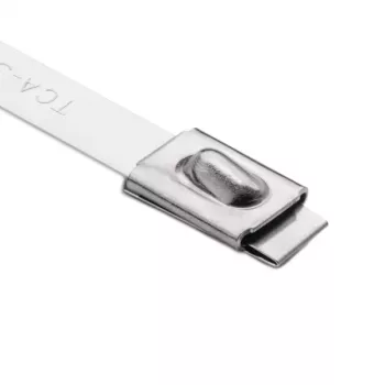 HellermannTyton MBT33H Stainless Steel Cable Tie, 360 mm x 7.9 mm, 50-Pack (111-94339)