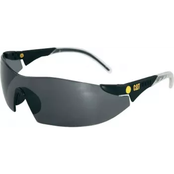 BULLITT CAT Dozer Safety Glasses Clear Lenses Black/Yellow Frame (DOZER104CATERPILLAR)