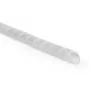 HellermannTyton 161-41300 Spiral Wrap, Transparent, Polyethylene, 25 m